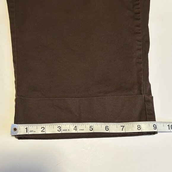 Dockers Women's Ideal Fit Brown Size 12 Capri Pants - Picture 11 of 13